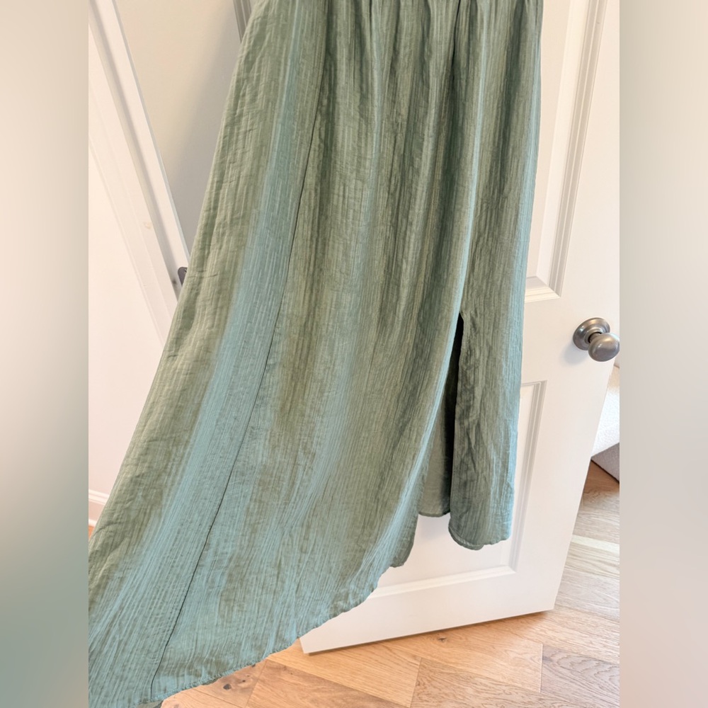 ASTR Bustier Midi Dress in Sage Green - Picture 8 of 10